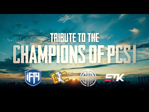 Tribute to the Champions of PCS1🏆 l PUBG Esports highlight