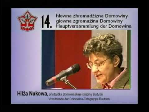 Hilza Nukowa - Vorsitzende der Domowina Ortsgruppe Bautzen