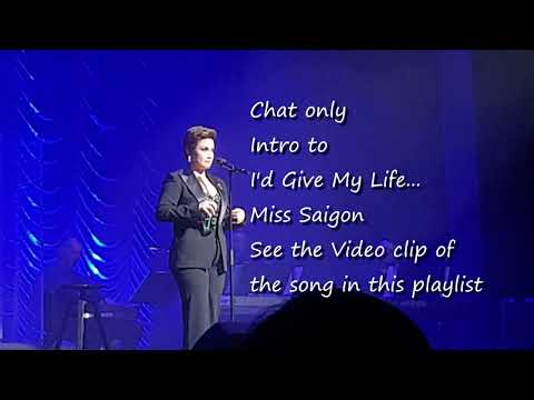 20190721 Lea Solonga [Audio Only] #09 Chat Intro to I'd Give My Life...Live at the London Palladium