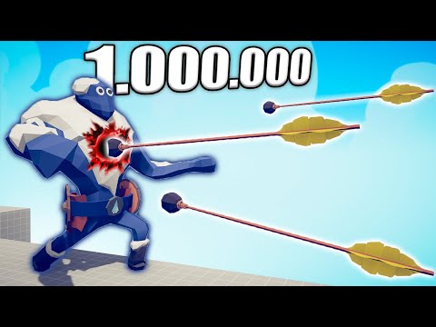 1.000.000 DAMAGE SPIKEY BOW vs UNITS - TABS | Totally Accurate Battle Simulator 2023