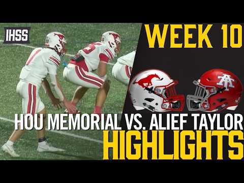 Memorial Stays Unbeaten at 7-0, Tops Alief Taylor 42-18 for 20-6A Title Shot