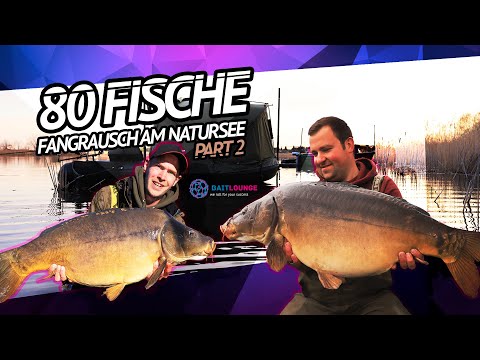 80 Fish - Fishing Frenzy at the Natural Lake Part 2 | Spring | Boat Fishing | Complete Fish Boilies