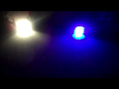 LEDbulbz : OEM halogen bulb VS. "UV-PURPLE" 6 SMT-LED Bulb review...Black-Light in your car!!!