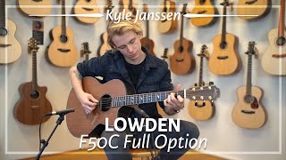 Video thumbnail for Lowden F50c Full Option African Blackwood Sinker Redwood played by Kyle Janssen | Demo by TFOA Demos