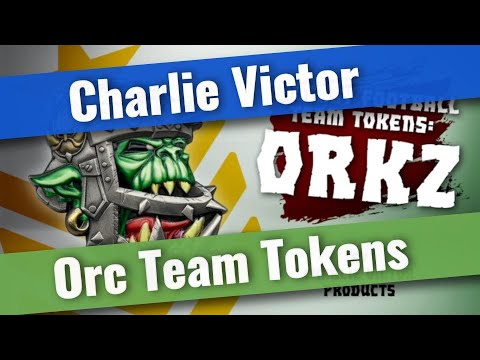 Charlie Victor Orkz Fantasy Football Team Tokens - Unbox & Review!