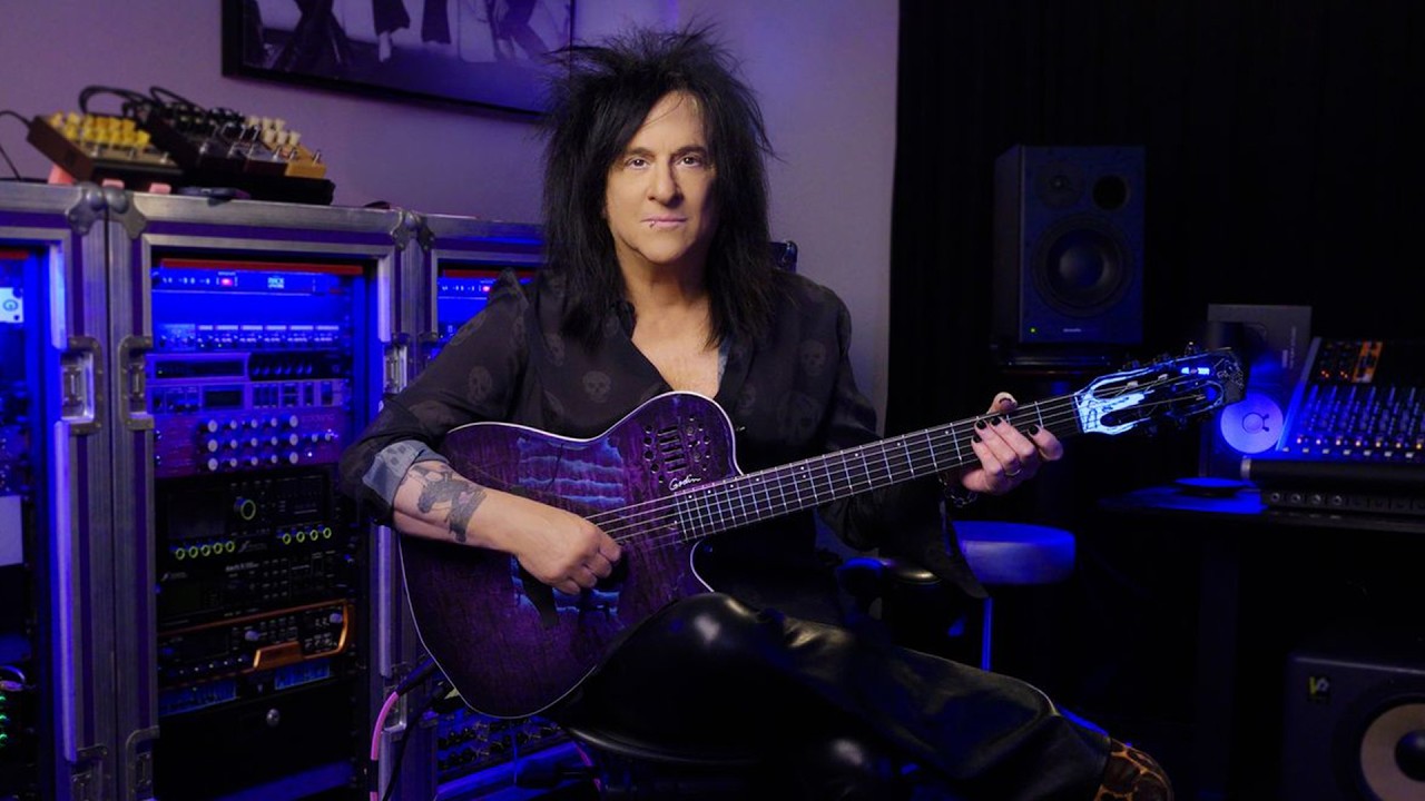 Godin ACS Nylon Steve Stevens 25th Anniversary Signature - YouTube