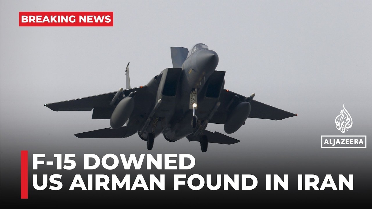 Breaking: Missing US airman found in Iran after jet downing