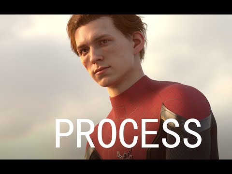 《Spiderman: far from home》3D Fanart Sculpting  tom holland