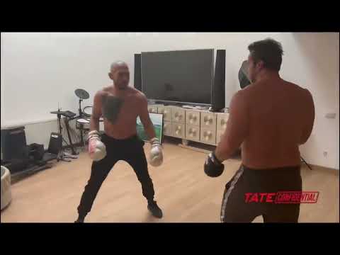 Andrew Tate Vs. Tristan Tate - Sparring