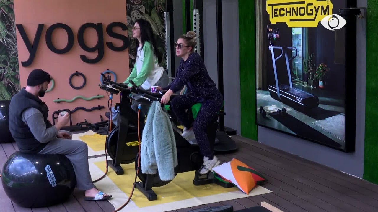 Dita nis pozitivisht/ Banorët këndojnë teksa realizojnë provën e biçikletës - Big Brother Vip 3