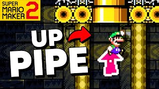 The HARDEST Trick In Mario Maker 2 (Cry4Help World)