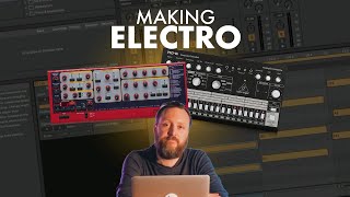 Video thumbnail for Making Electro with Nord Rack 2 and Behringer RD-6 by 343 Labs