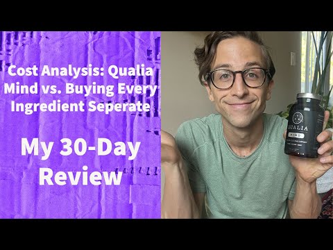 Cost of Qualia Mind vs. Buying Each Ingredient Separate: Pros vs. Cons + 30-Day Review