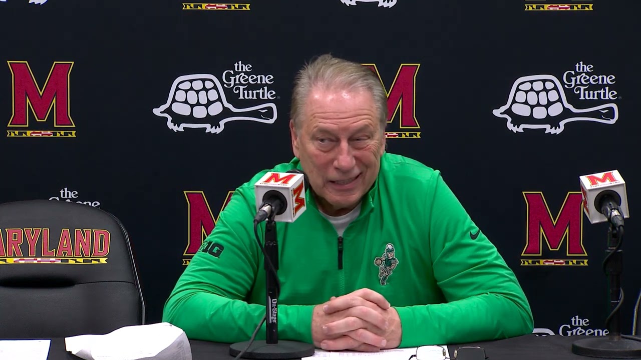Tom Izzo speaks after Michigan State basketball wins INSANE game over Maryland