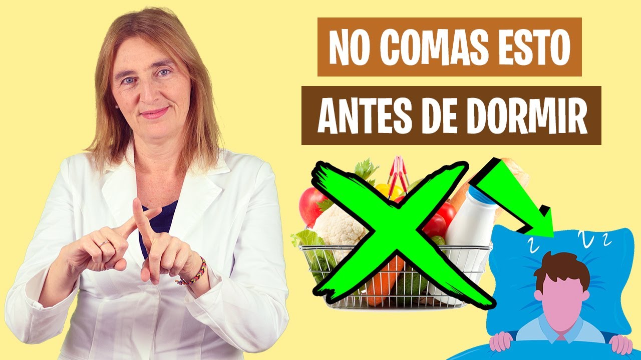 Esto lo DEBES EVITAR ANTES DE DORMIR | Mejora la calidad de tu sueño | Alimentación real saludable