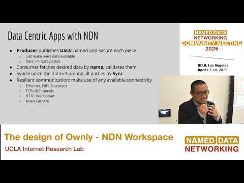 The design of Ownly - NDN Workspace @ NDN Community Meeting 2025