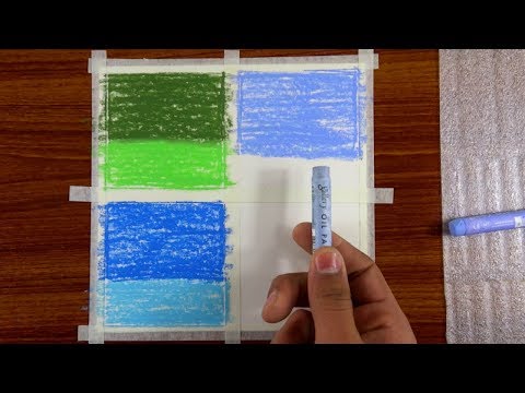 4 Types of scenery drawing / Easy Oil Pastel Drawing for Beginners / Step by Step