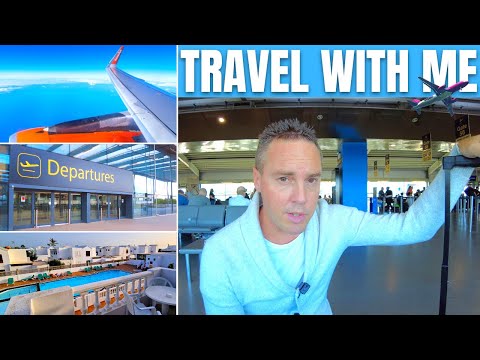 Travel Day - EasyJet Flight To Lanzarote & I Try An Airport Lounge