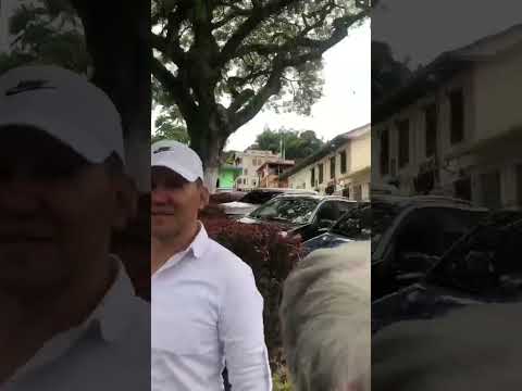 pueblo de titiribi antioquia colombia parque principal