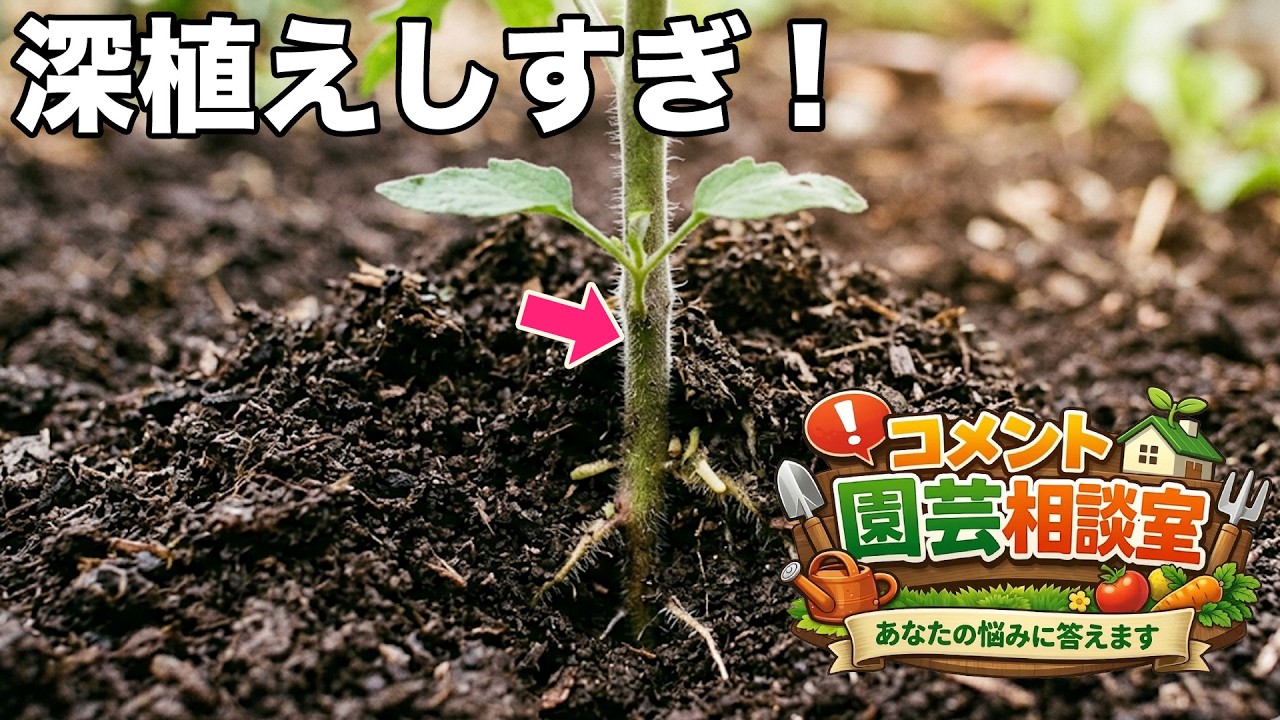 【ゆる園芸相談ラジオ】深植えしても根が出るからいい？【コメント回答】