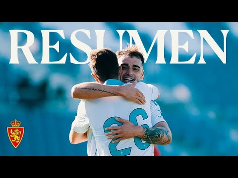 RESUMEN | Goles del Real Zaragoza - Deportivo Aragón en Ibercaja Estadio