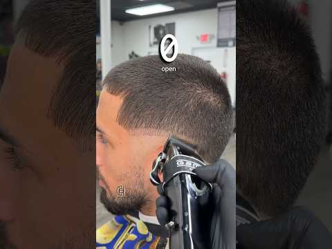 The best way to do a mid fade 🔥 - Haircut Barber Tutorial #fade #barbervideos
