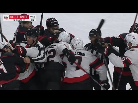 Ottawa Senators Vs Carolina Hurricanes Scrum