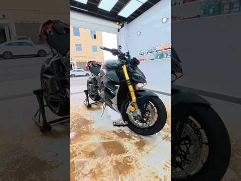 جعل الدراجة المتسخة تبدو جديدة تمامًا 😱🏍️ #shorts