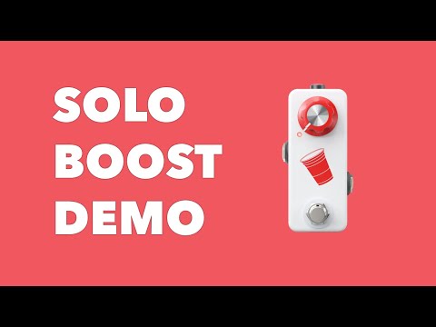 JHS Pedals: Solo Boost Demo | No Talking