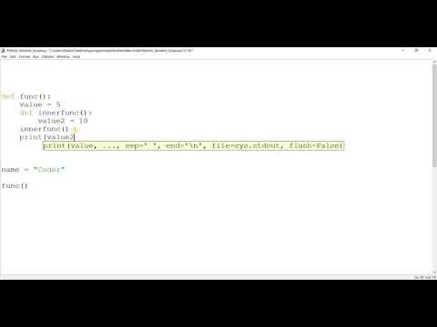 Variable Scope and Namespaces in Python