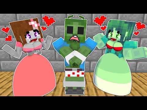 Monster School : Funny Love Curse – Minecraft Animation