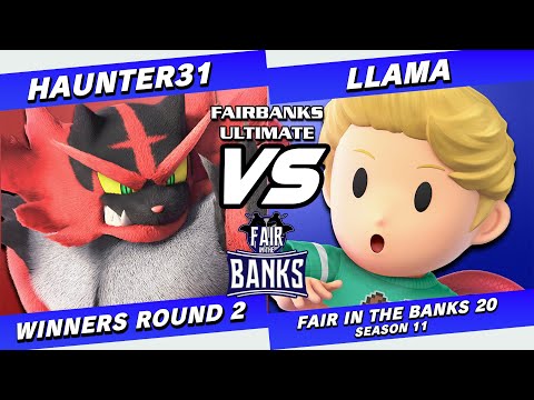 Fair in the Banks 20: Haunter31 (Incineroar) vs. llama (Lucas) - SSBU Winners Round 2