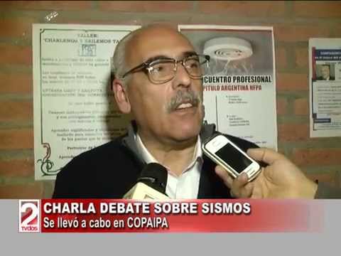 CHARLA DEBATE SOBRE SISMOS EN COPAIPA-TV DOS SALTA