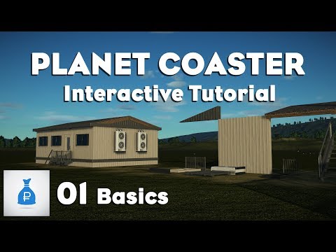 Planet Coaster: Interactive Tutorial Park [Ep 1] - Basic Buildings