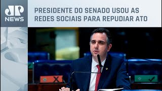 ‘Não há espaço no Brasil para atos análogos ao terrorismo’, diz Rodrigo Pacheco