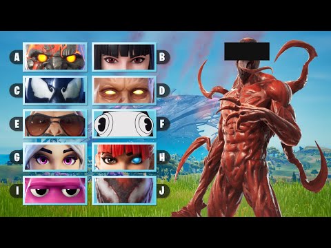 GUESS THE FORTNITE SKIN BY THE EYES - FORTNITE CHALLENGE - #9 | tusadivi