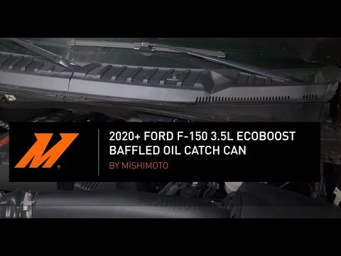 2021.5+ Ford F-150 3.5L EcoBoost Baffled Oil Catch Can Installation Guide by Mishimoto