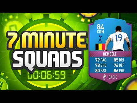 FIFA 17 SEVEN MINUTE SQUADS!!! SQUAD BUILDER CHALLENGE DEMBELE!!! Fifa 17 Squad Builder Challenge
