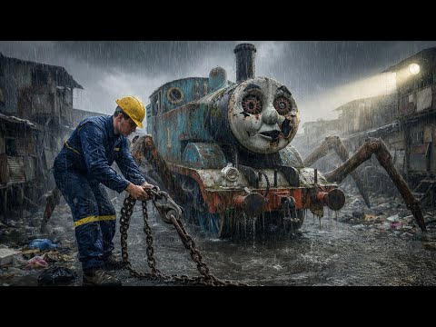 Aku Menemukan Lightning Thomas Exe Terbengkalai Di Sungai Restorasi Total Choo Choo Charles.