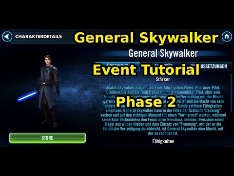 Clash on Kamino/Kampf auf Kamino Phase 2 - General Skywalker Event Tutorial - SWGoH Deutsch