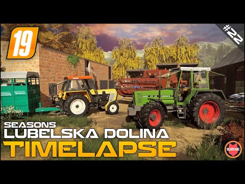Harvesting Soybeans, Buying Animals ⭐ FS19 Lubelska Dolina Seasons Timelapse