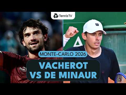 Valentin Vacherot vs Alex de Minaur Intense Battle 🔥 | Monte-Carlo 2026 Match Highlights