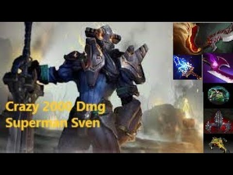 Superman Sven Amazing Megacreeps Comeback Dota 2 #2k damage#scepter#comeback