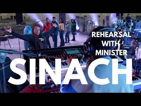 Min. Sinach at Rehearsal for the Biggest Gospel Concert in Western Canada