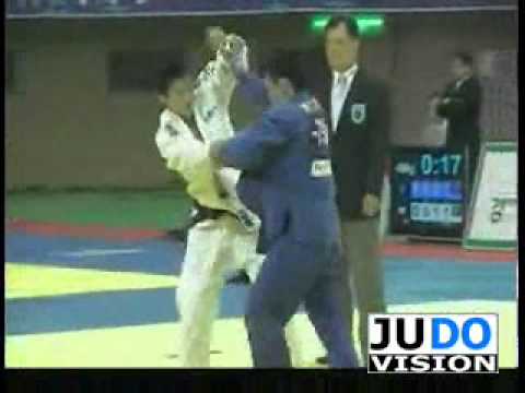 JUDO 2008 Olympic Qualifier: Ki-Chun Wang 왕기춘 (KOR) - Gui-Man Bang 방 귀만 (KOR)