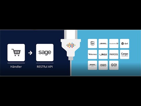 Sage 100 Versandanbindung (DHL, UPS, DPD, GLS, TNT, Hermes, Deutsche Post, Go!, etc