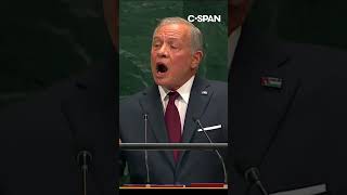 Jordan's King Abdullah condemns Israel's expansion as regional threat at UN