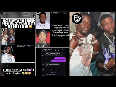 BOOSIE SON TOOTIE RAWW CRASHES OUT ON LIL CRIX OVER KODAK BLACK BEEF WIT BOOSIE