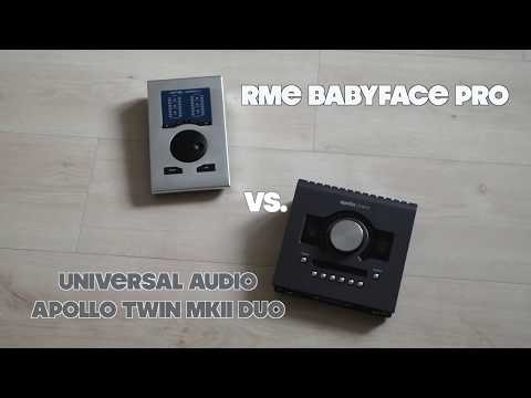 RME Babyface Pro vs. UAD Apollo Twin MKII Duo