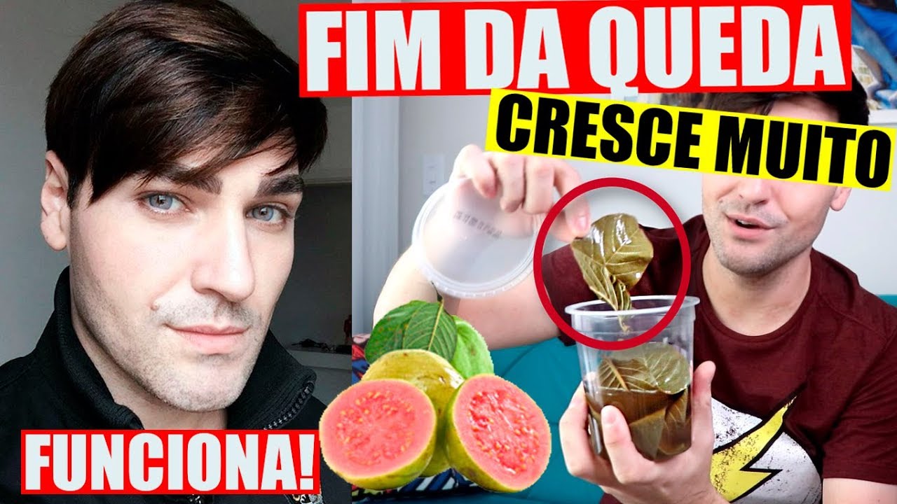 TÔNICO CAPILAR PARA QUEDA DE CABELO E ACELERAR CRESCIMENTO | FOLHA DA GOIABA | NÃO USO MUITO